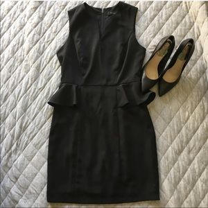 MM Couture Miss Me Black Peplum Dress